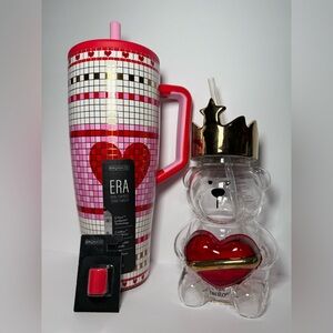 BrüMate X Anthropologie LOVE ON LOCK Era + Starbucks Valentine's Glass Bearista